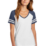 District Women's Game V Neck  Tee- SAY 