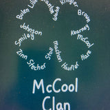 Comfort Colors Hooded Sweatshirt with McCool Logo- McCool Clan