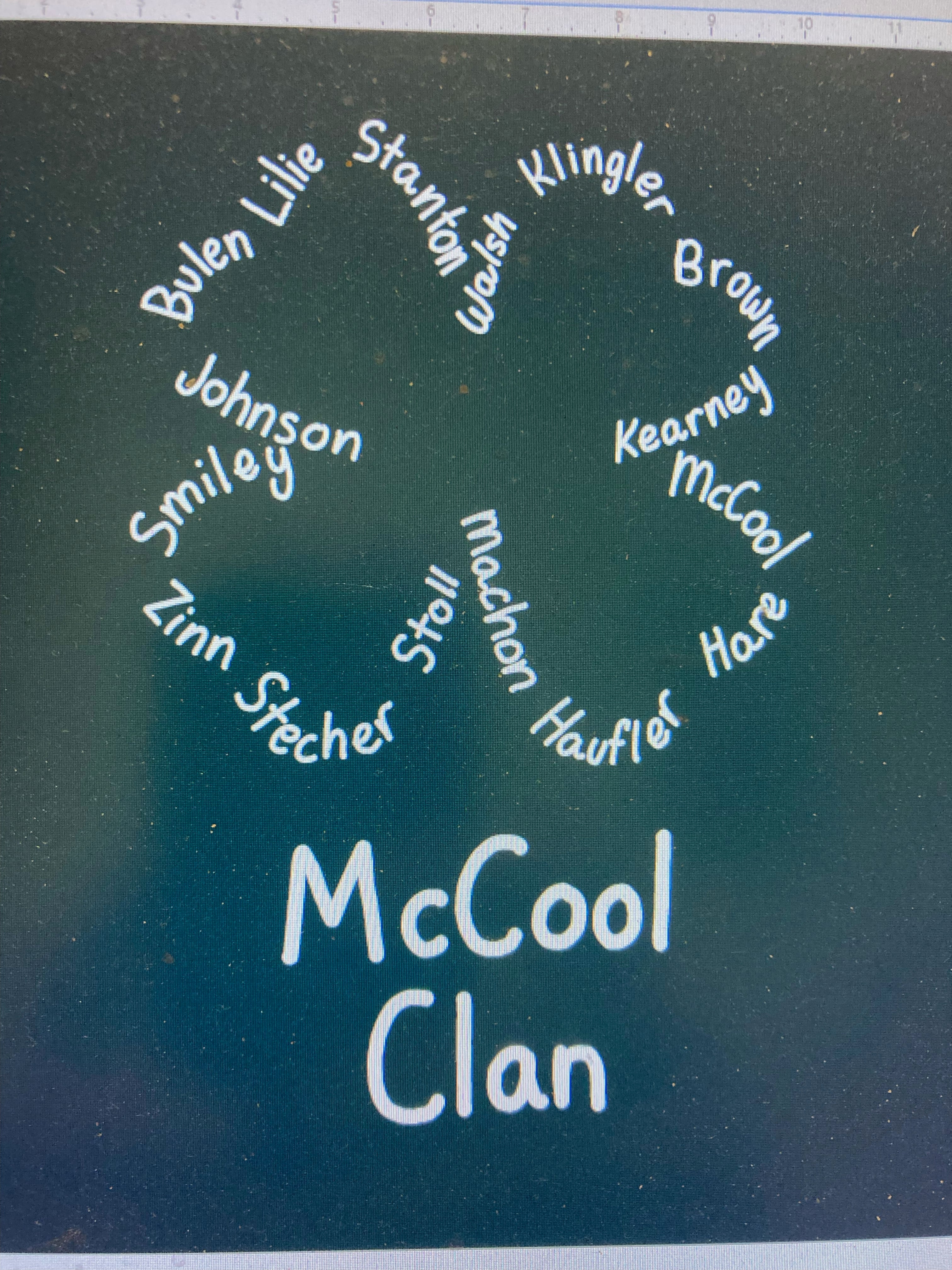 Comfort Colors Hooded Sweatshirt with McCool Logo- McCool Clan