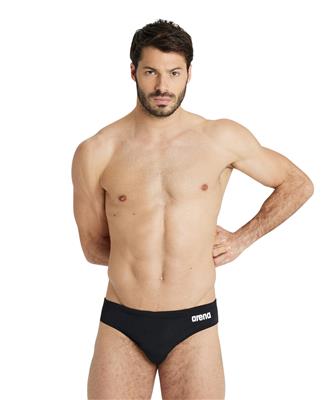 Arena Solid Black Brief- Saffin Pond