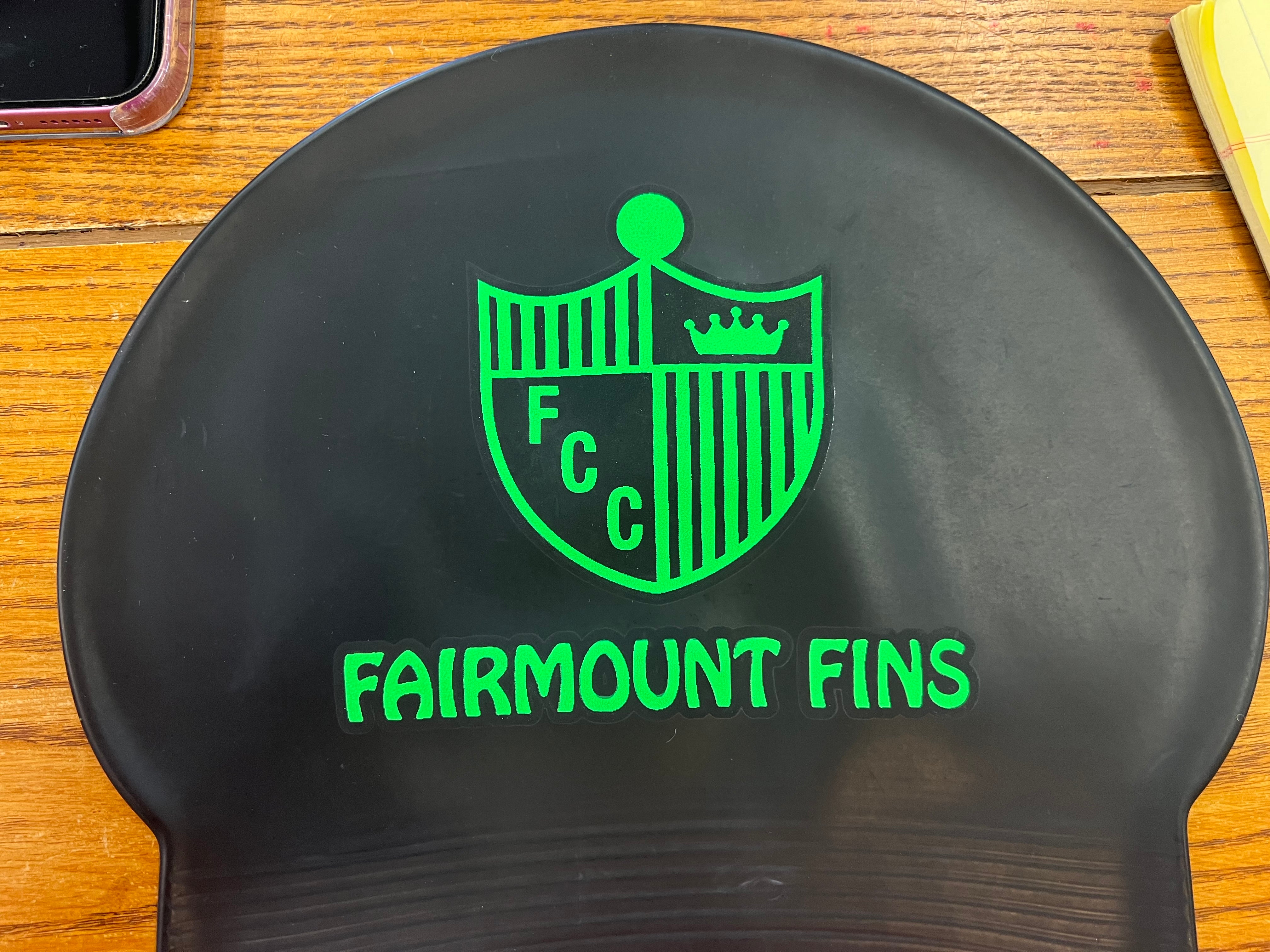 Set of Two Silicone Team caps with Swimmer Name- Fairmount Country Club
