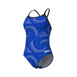 Arena Fireflow Dropback Women's Suit- Royal Blue with Team Logo- Ridgewood YMCA