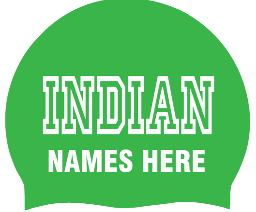 Silicone Custom Team Caps with Swimmer Names- Indian Lake