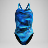 Speedo Linear Lava Leaderback-Blue-  Lake Mohawk