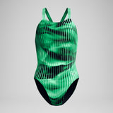 Speedo Linear Lava Leaderback- Green- Crestview