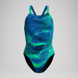 Speedo Linear Lava Leaderback- Blue/Green- Westfield