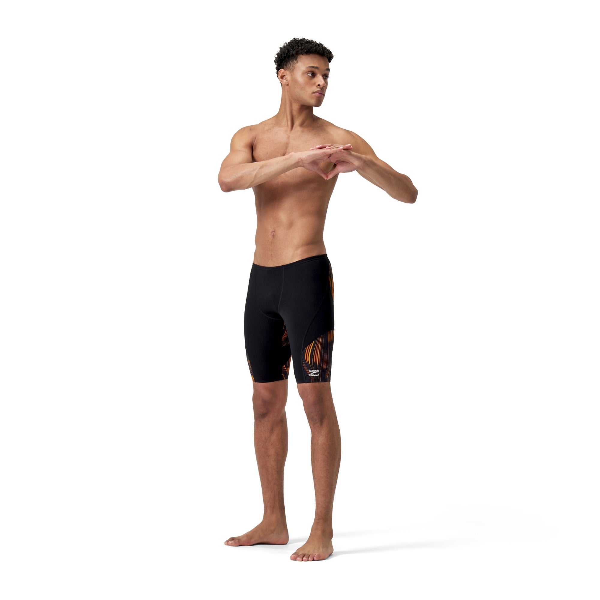 Speedo Space Train Jammer- Org- Hackettstown HS