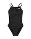 TYR Female Black Diamondback suit with Team Logo- WEY