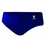 TYR Solid Navy Brief with Team Logo- Mendham HS