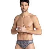 Arena Kikko Brief Blk/Wht with Team Logo- MYM