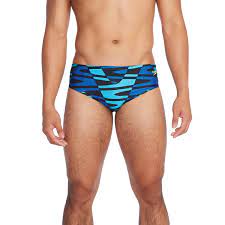 Speedo Disco Boom Brief- Blue- Lake Mohawk