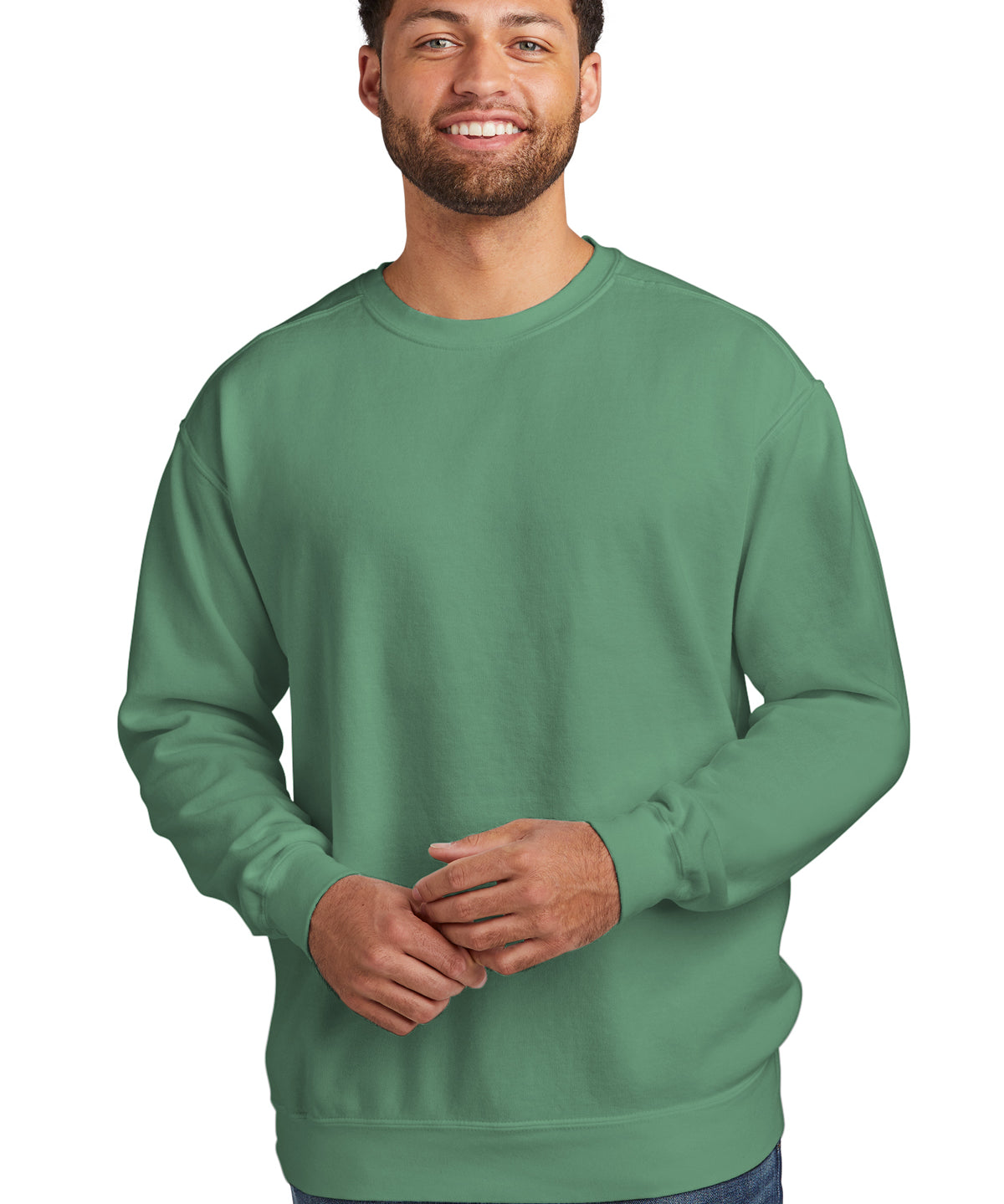 Comfort Colors Crew Neck Sweatshirt with McCool Logo- McCool Clan