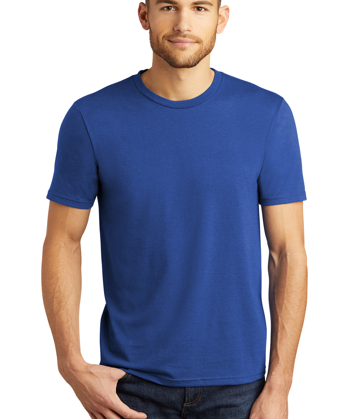 Crew Neck Tee with Team logo- Deep Royal- SAY National Team