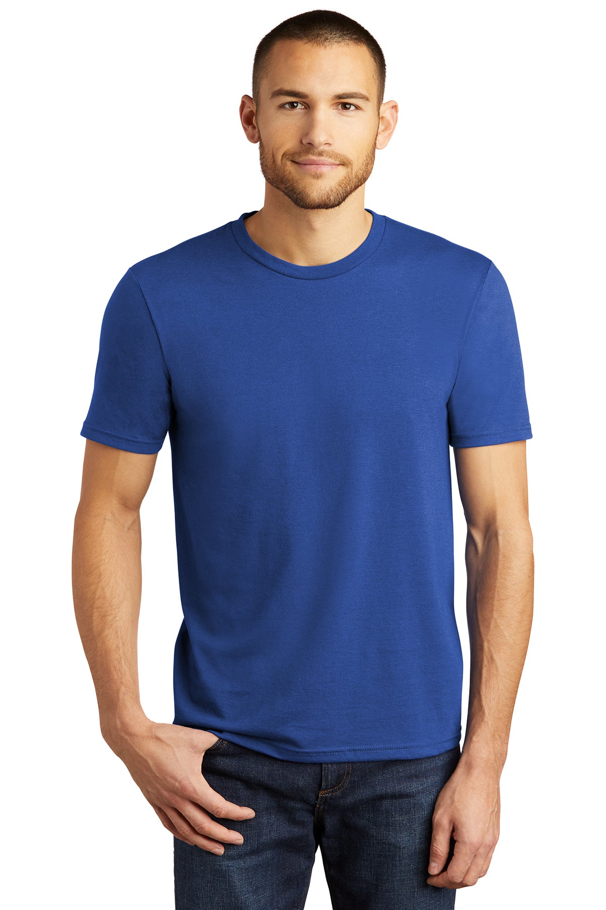 Crew Neck Tee with Team logo- Deep Royal- SAY National Team