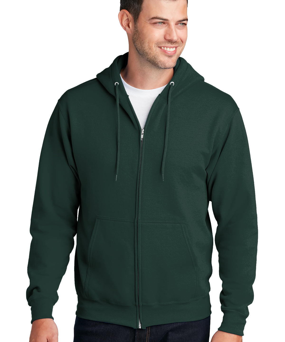 Unisex Full Zip Hoody with McCool Logo- McCool Clan