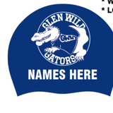 One Color Silicone Team Caps with names- Glen Wild