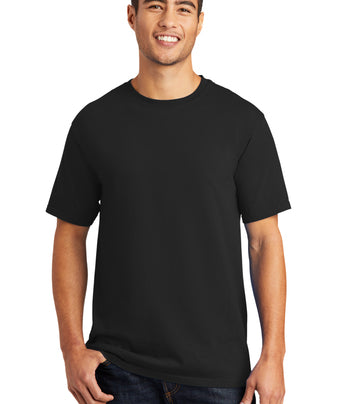 Port & Co Unisex Black T Shirt with Team Logo- GSCY