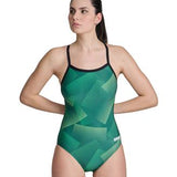 Arena Halftone Female Dropback-Green-  New Providence Swim Team