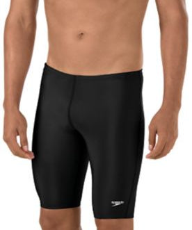 Speedo Black Endurance Jammer with Team Logo- Sea Ott at Swimquest Whippany