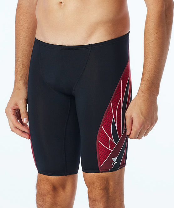 TYR Phoenix Splice Jammer- Blk/Maroon- Shore Hills