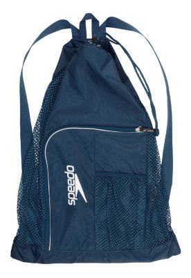 Speedo Navy Deluxe Mesh Bag- Mt Lakes Swim Team
