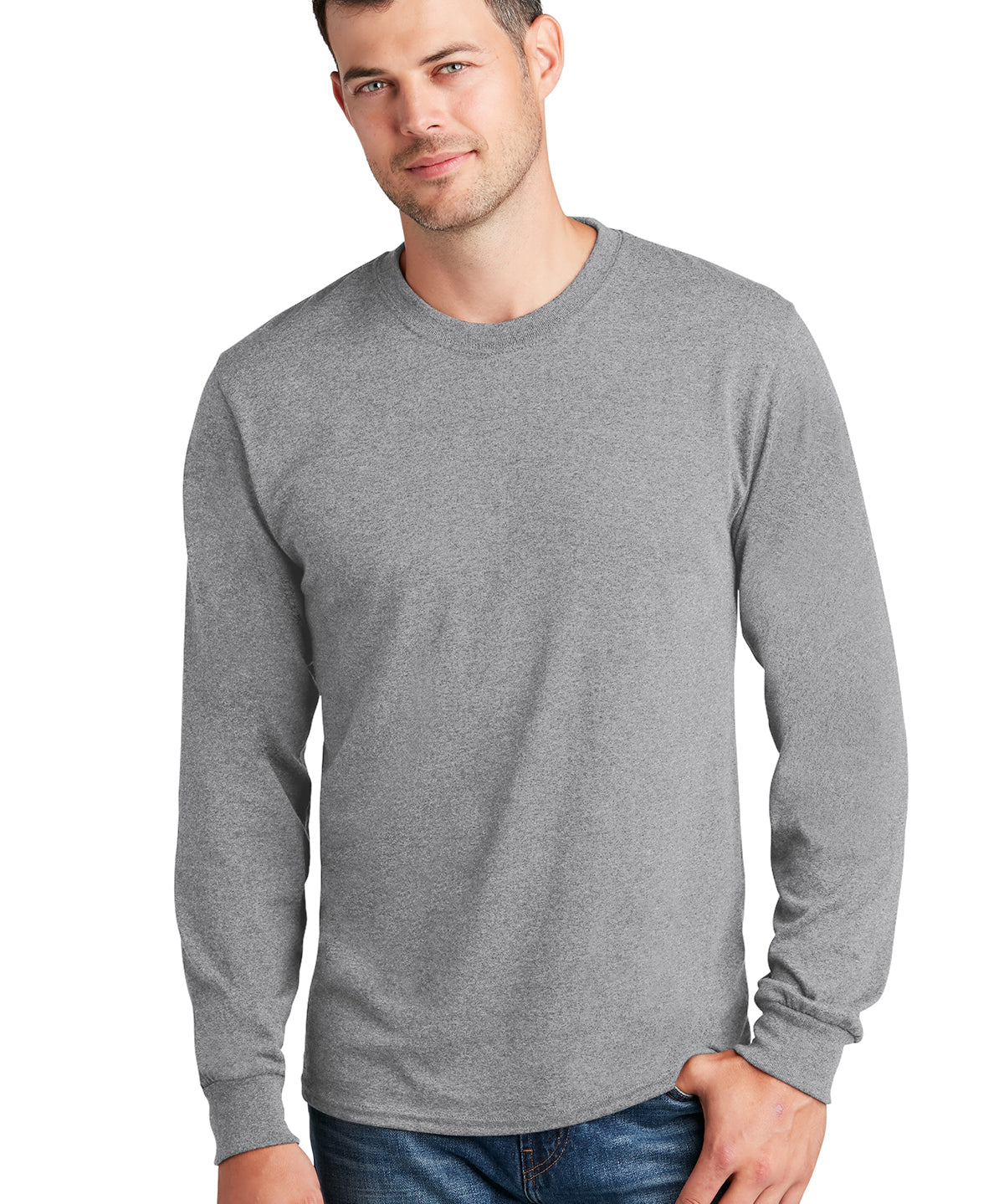 Port & Co Unisex Long Sleeve T Shirt with Team Logo- GSCY