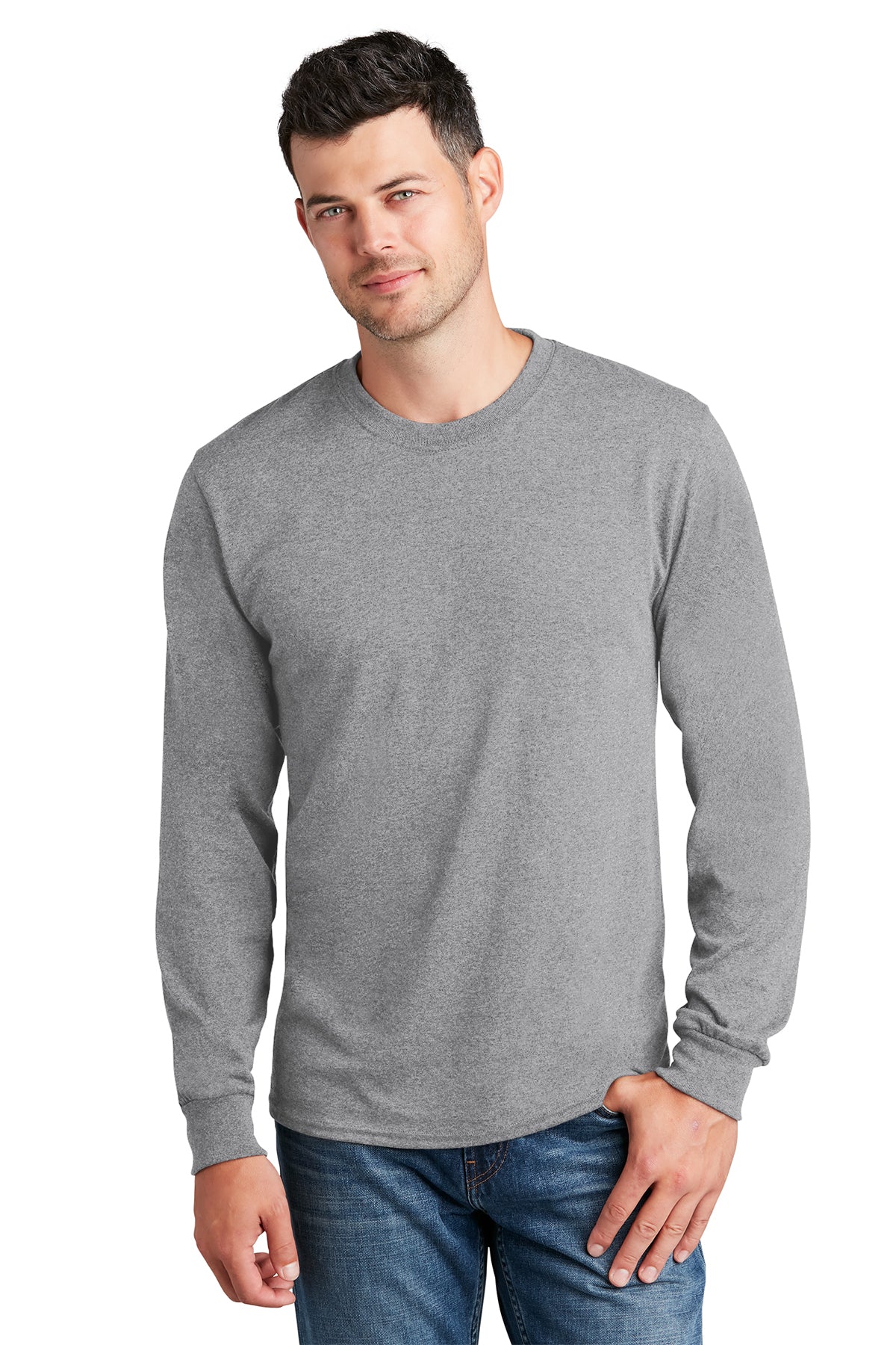 Port & Co Unisex Long Sleeve T Shirt with Team Logo- GSCY