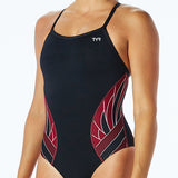 TYR Phoenix Splice Diamondback - Blk/Maroon- Shore Hills