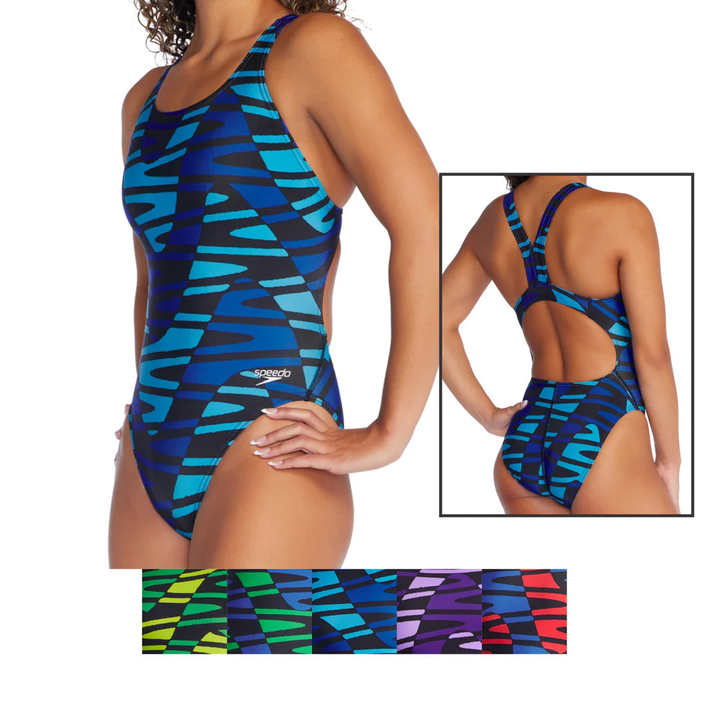Speedo Disco Boom Proback (wide strap) Blue- Lake Mohawk