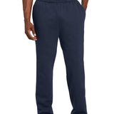 Sport Tek Open Bottom Sweatpants - Navy- Say National Team