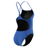 Speedo Solid Royal Women's Turnback with Team Logo- WMY