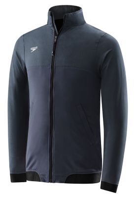 Speedo Youth Tech Warm Up Jacket- Black - WEY